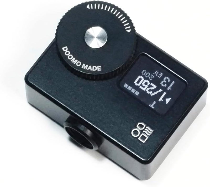 DOOMO MADE OLED Light Meter, Meter S, New Screen Design, Real-time Metering and One-Button Metering for Vintage Cameras(Black) - Image 1